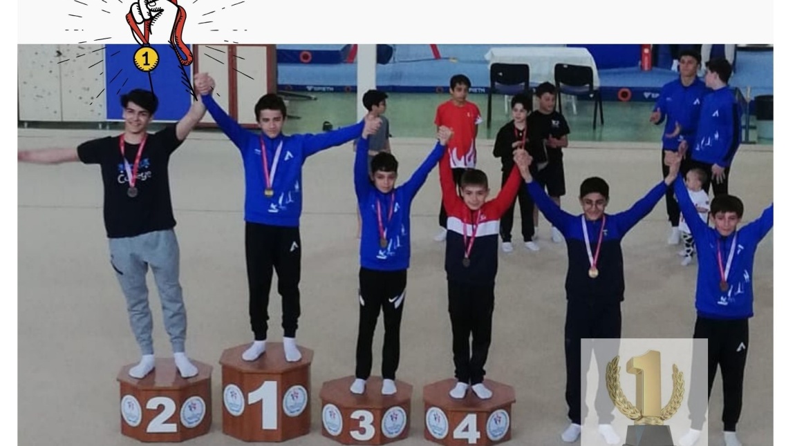 Ankara Okullar Arası Artistik Cimnastikte Birinciyiz